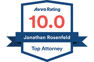 Avvo 10 / Jonathan Rosenfeld / Top Attorney - Badge