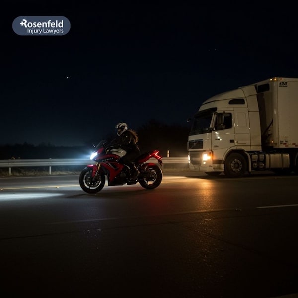 A Chicago lawyer for blind spot motorcycle incidents.