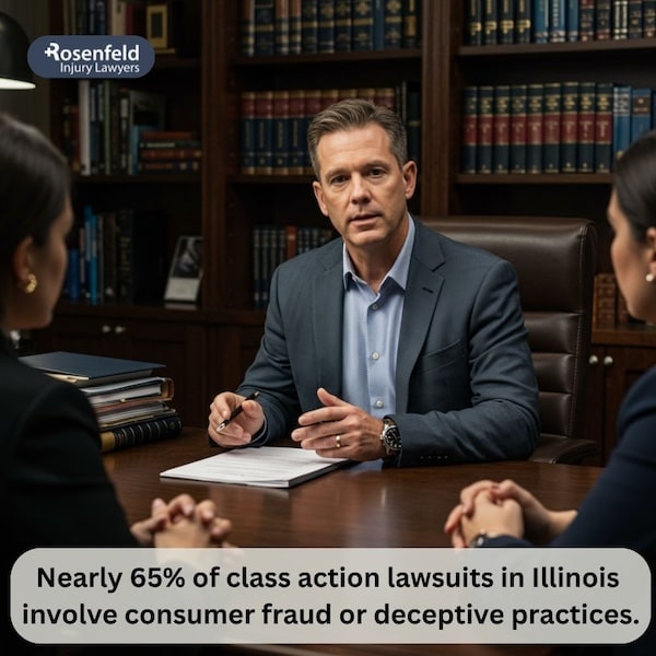 An attorney represents all class members in a lawsuit.