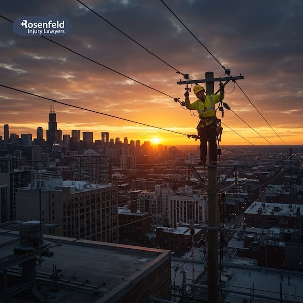 Electrical accidents at a Chicago construction site involving live wires