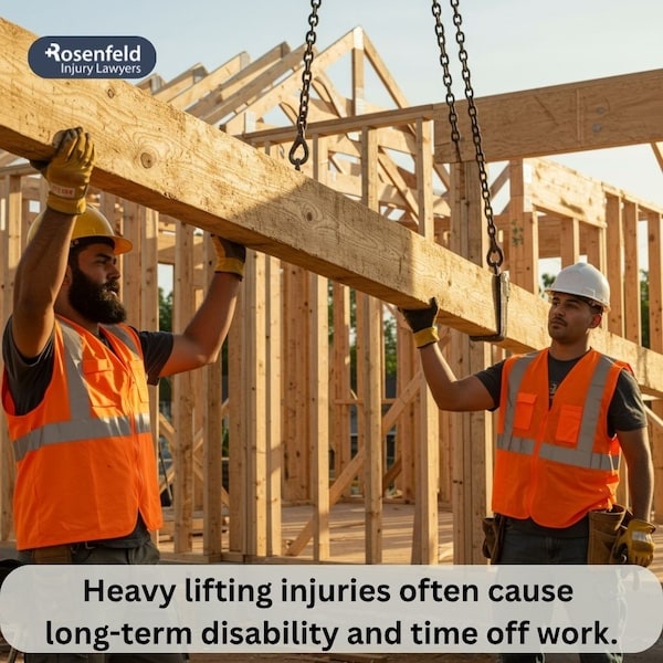 An attorney dealing with hazards related to lifting heavy objects.