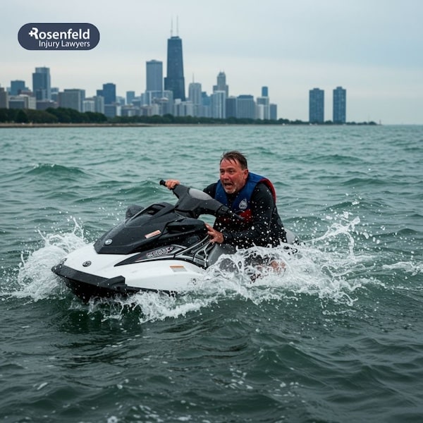 Jet ski crash attorney reviewing insurance claims for injured victims.