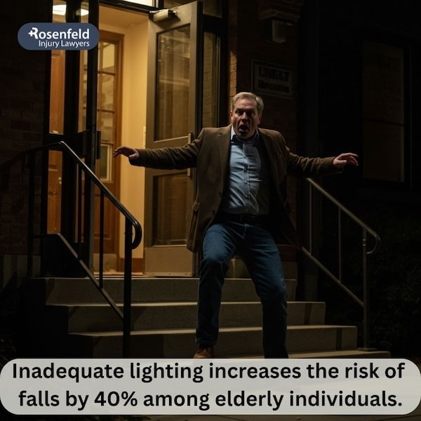 Lawyer using maintenance records to establish risk factors and liability for proper illumination