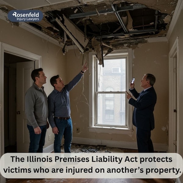 Property owner held liable for a slip and fall injury in Chicago.