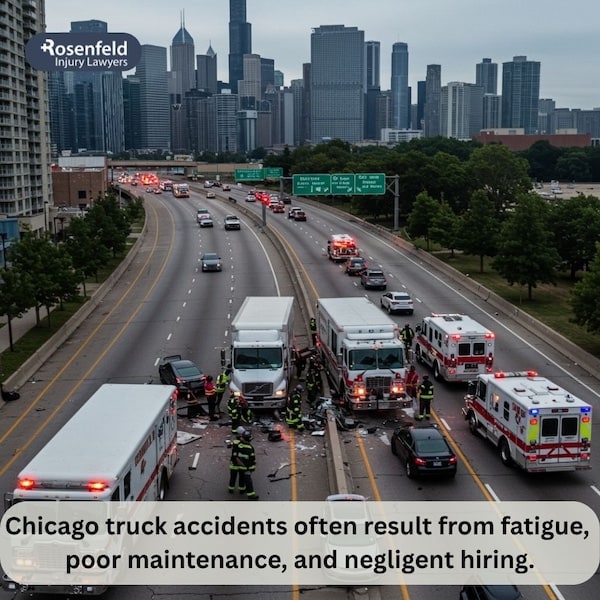 Truck accident attorney evaluating collision involving a passenger car.